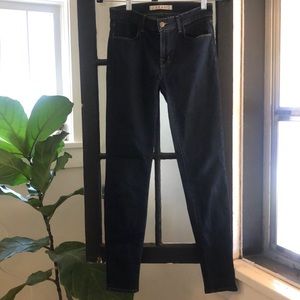 J BRAND dark denim skinny jeans